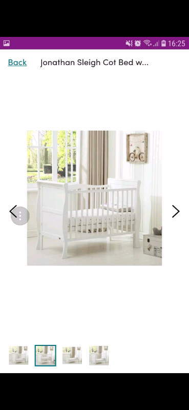 jonathan sleigh cot bed